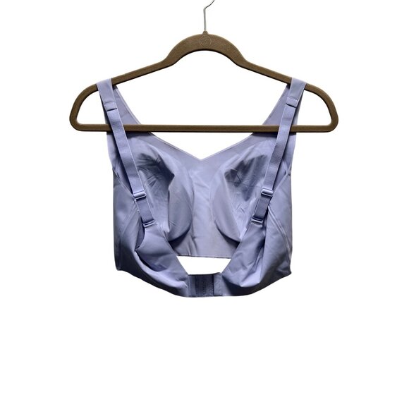 Bali Womens Light Purple Wireless Bra With Adjustable Straps & Back Closure Size - Picture 2 of 3